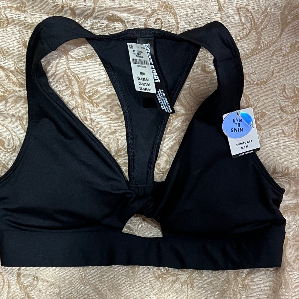 Pink Sport Victoria Secret Black Sports Bra